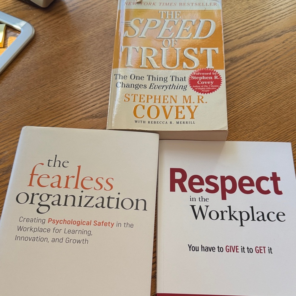 Set of Three Leadership Books